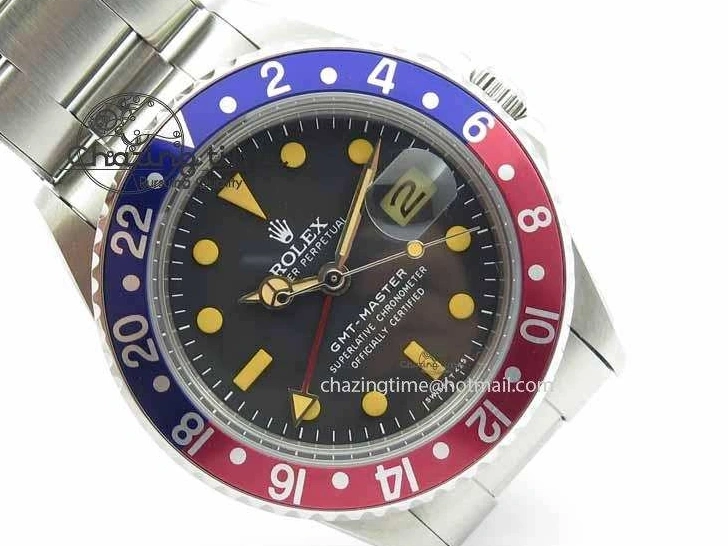 A1570 Red SS 1675 GMT-Master Bezel Best Edition BP Blue Vintage 0504